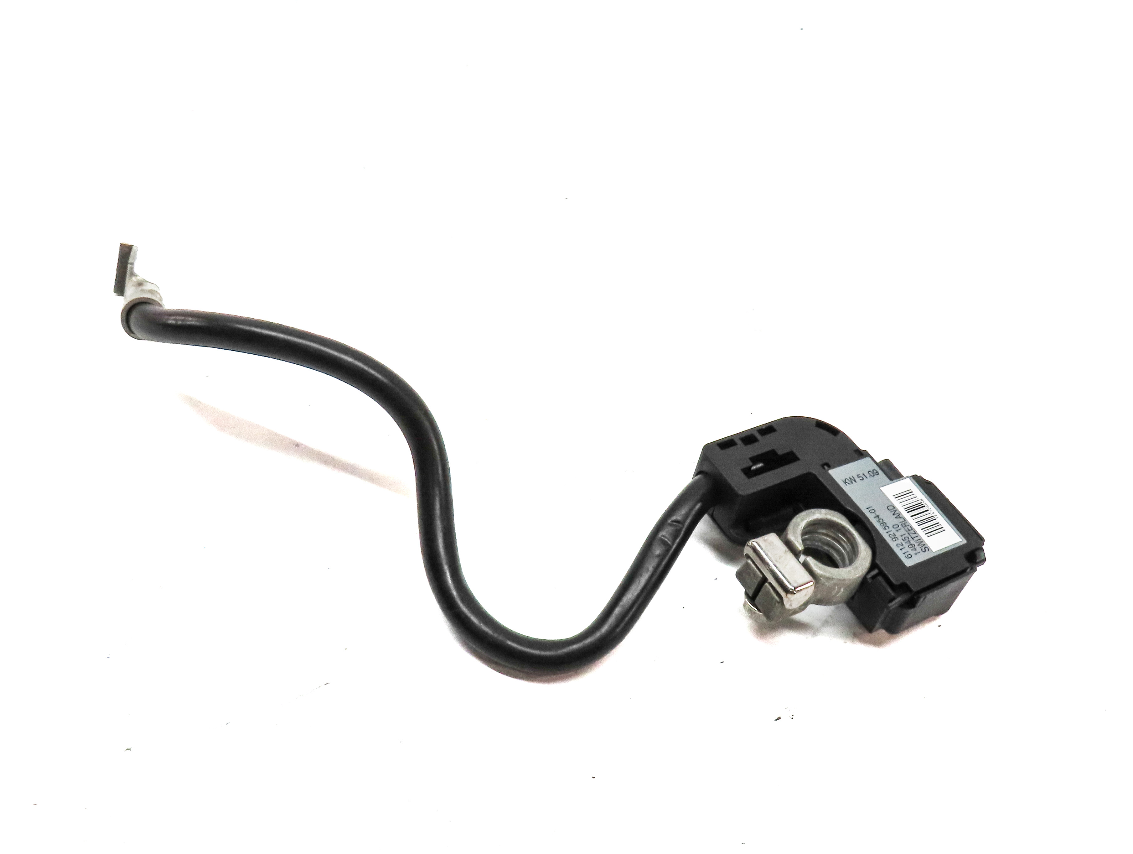 2010 BMW X5 (E70) NEGATIVE BATTERY CABLE w/ INTELLIGENT BATTERY IBS MODULE — exact item pictured